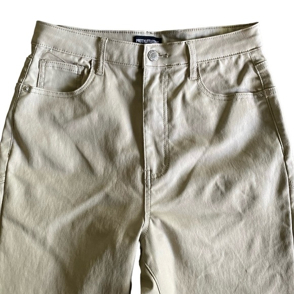 Pretty Little Thing Stone Hourglass Coated Skinny Jeans - Picture 3 of 9